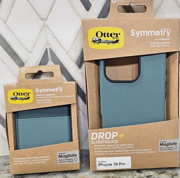 Otterbox iPhone 16 Pro Case + Wallet Sagebrush LOT desserto cactus leather NEW - Picture 5 of 10